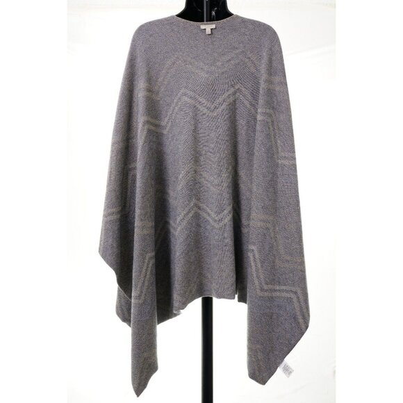Talbots Chevron Wrapped Cardigan Cotton Blend Women's One Size Shawl Wrap - Picture 8 of 12